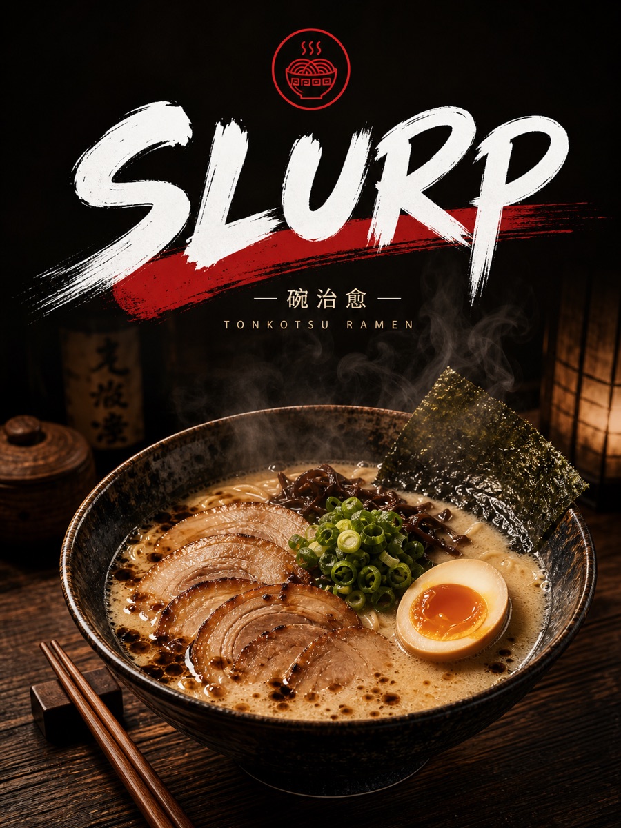 「SLURP」拉面馆主视觉